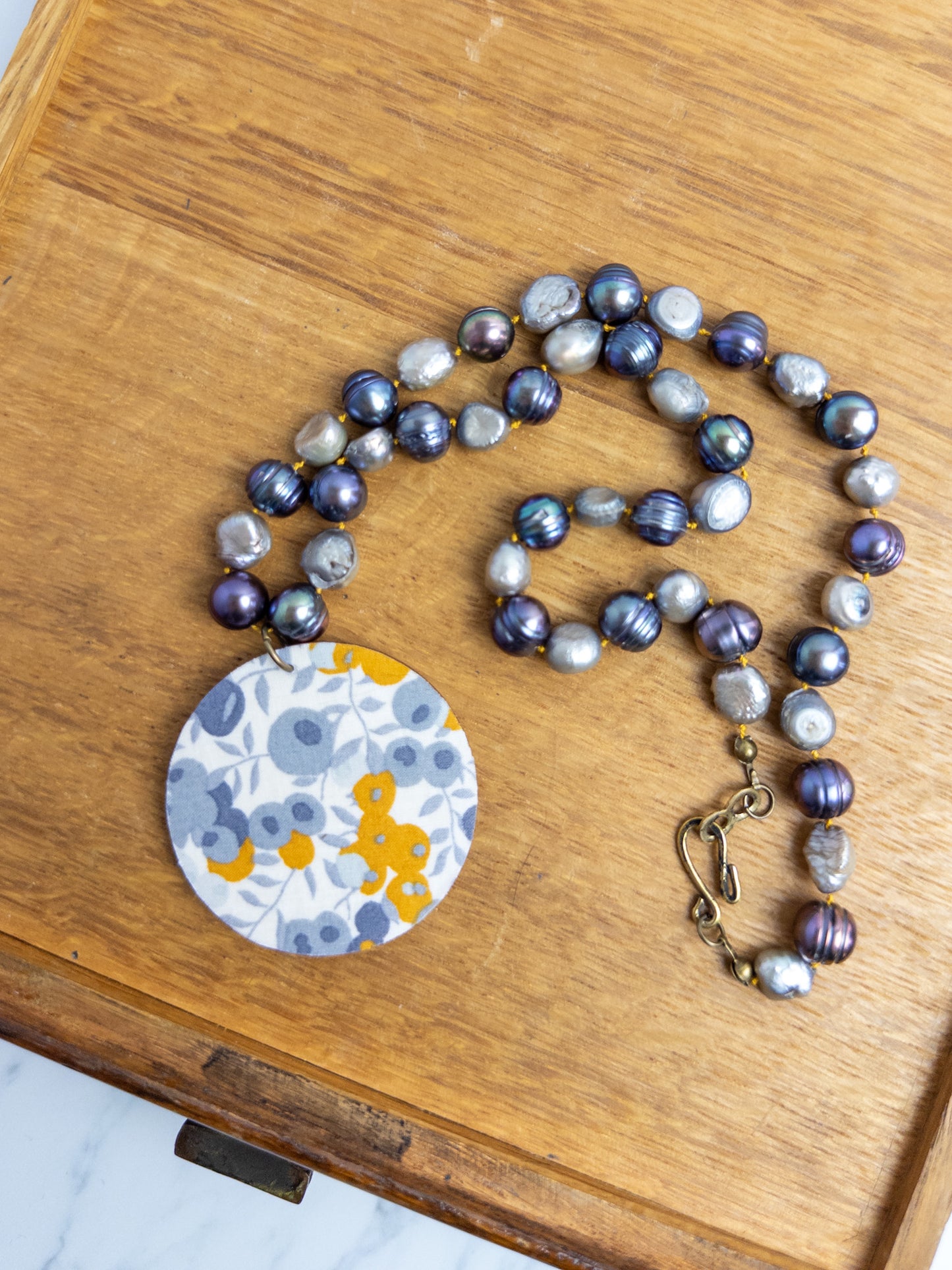 Liberty Wiltshire Berry Handstrung Necklace