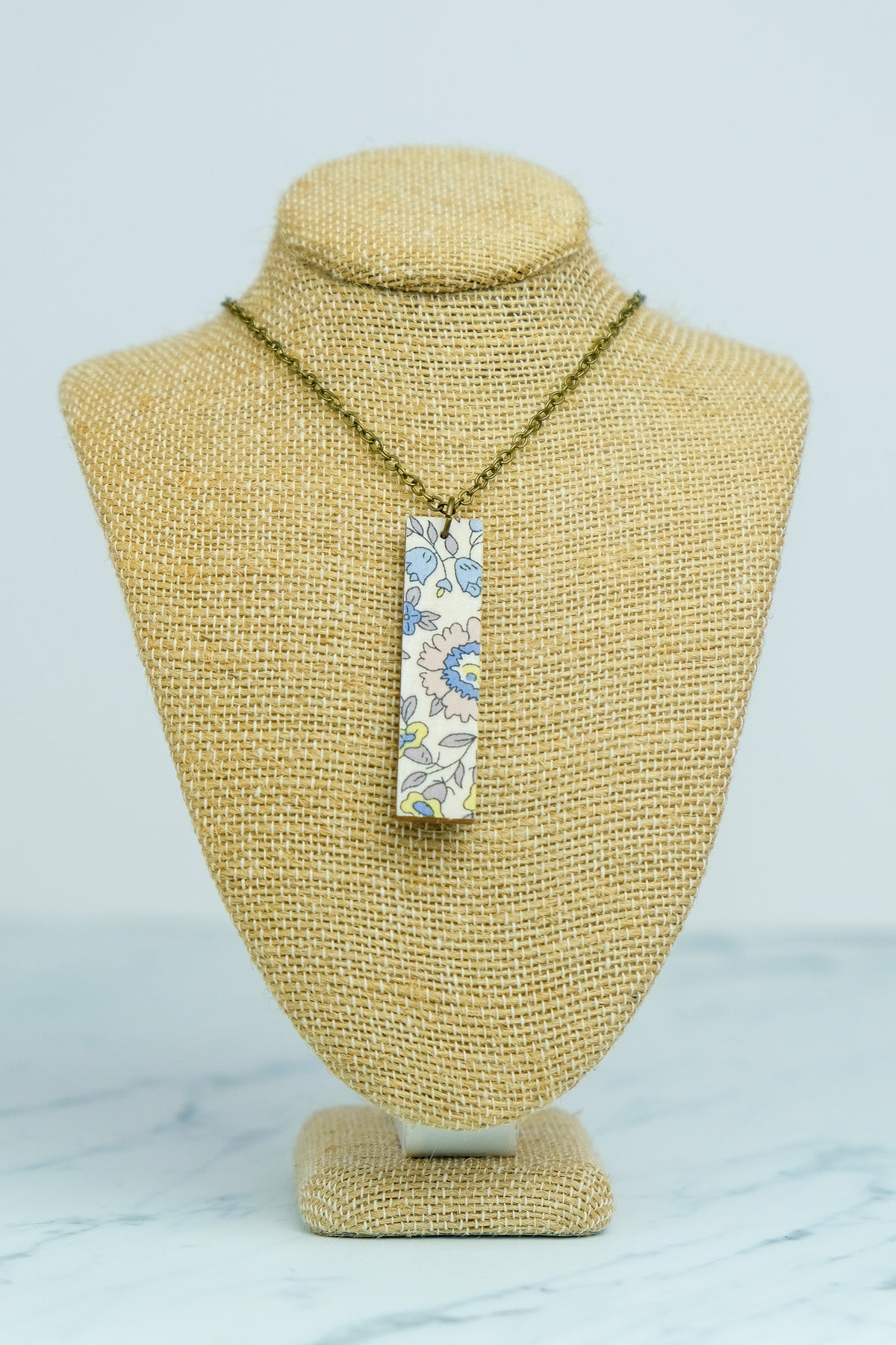 Liberty Blue D'Anjo Bar Necklace