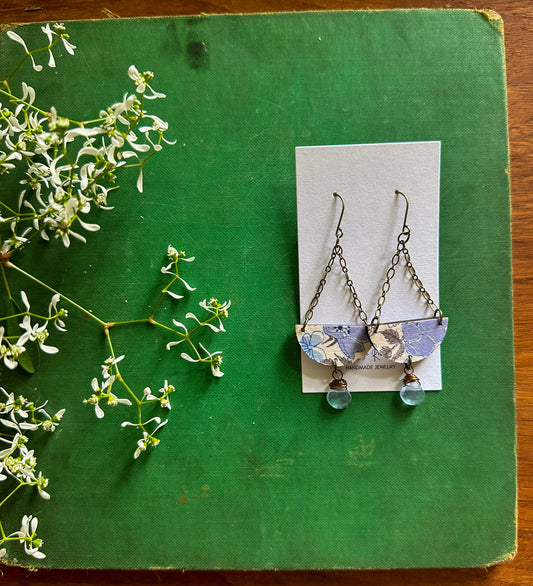 Liberty Peg Earring Aquamarine