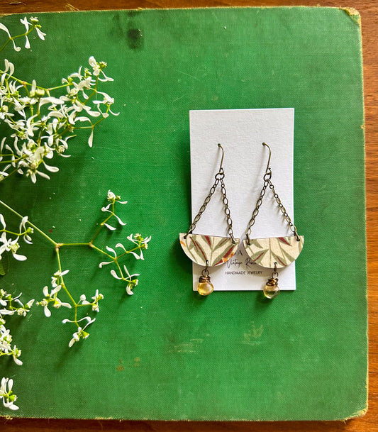 Liberty Peg Earring Citrine